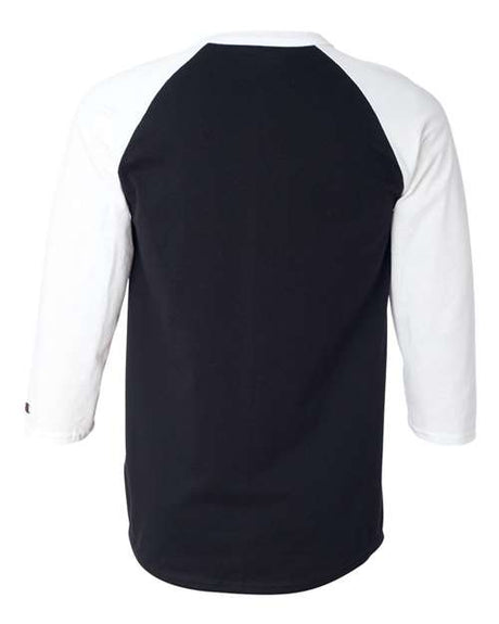 Champion Men's Three-Quarter Raglan Sleeve Baseball T-Shirt Mens Apparel Shirts & Tops