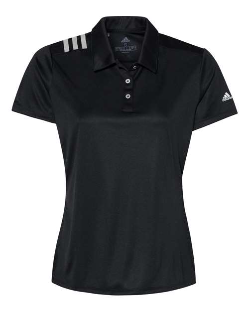 adidas Women's 3-Stripes Shoulder Polo-1