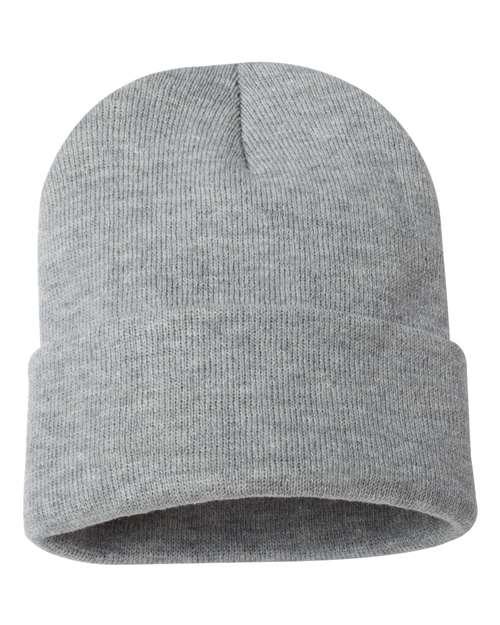 Sportsman Men's Solid 12" Cuffed Beanie Unisex Accessories Hats & Caps