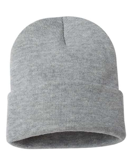 Sportsman Men's Solid 12" Cuffed Beanie Unisex Accessories Hats & Caps