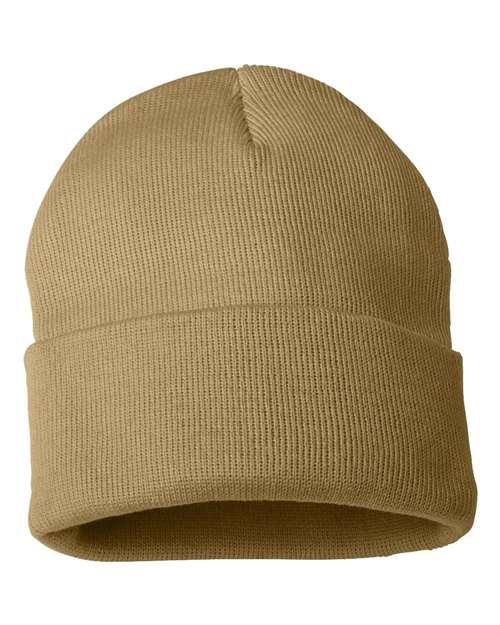 Sportsman Men's Solid 12" Cuffed Beanie Unisex Accessories Hats & Caps