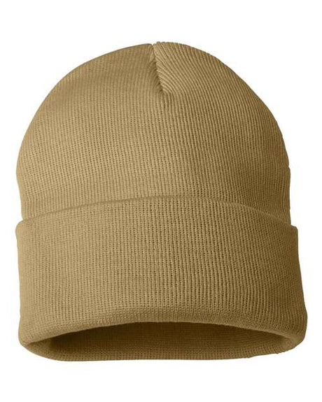 Sportsman Men's Solid 12" Cuffed Beanie Unisex Accessories Hats & Caps