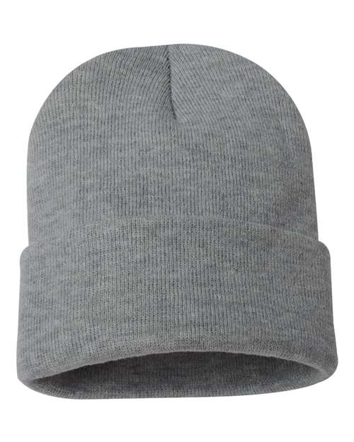 Sportsman Men's Solid 12" Cuffed Beanie Unisex Accessories Hats & Caps
