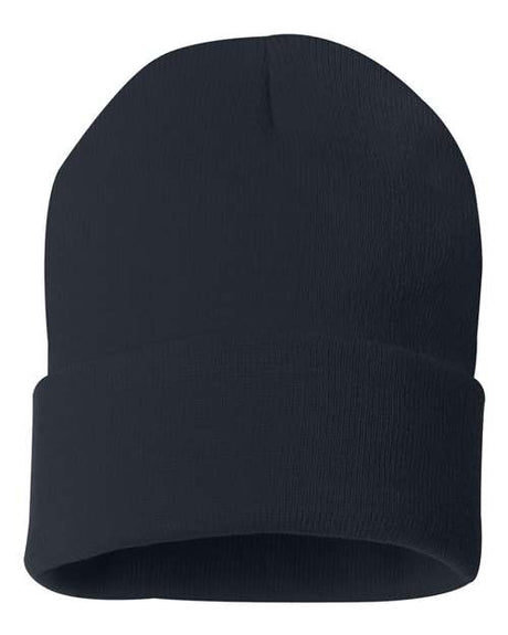 Sportsman Men's Solid 12" Cuffed Beanie Unisex Accessories Hats & Caps
