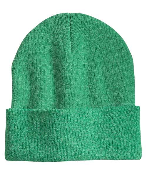Sportsman Men's Solid 12" Cuffed Beanie Unisex Accessories Hats & Caps
