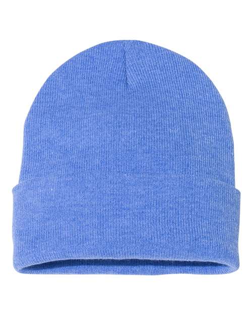 Sportsman Men's Solid 12" Cuffed Beanie Unisex Accessories Hats & Caps