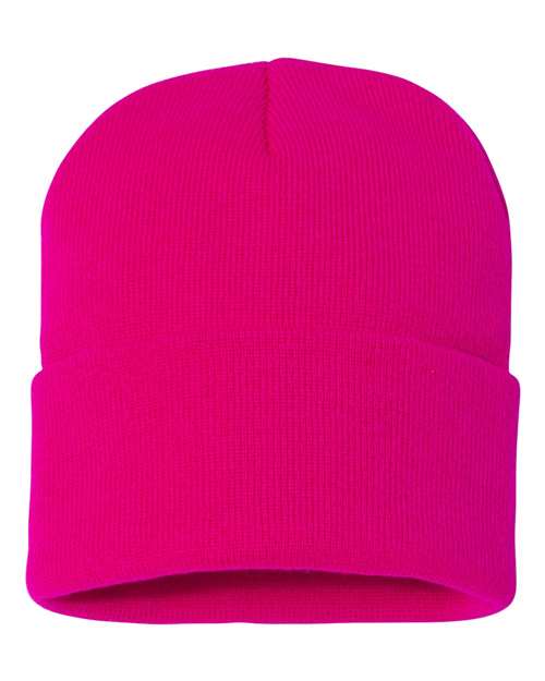 Sportsman Men's Solid 12" Cuffed Beanie Unisex Accessories Hats & Caps