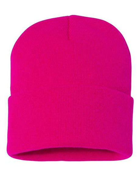 Sportsman Men's Solid 12" Cuffed Beanie Unisex Accessories Hats & Caps