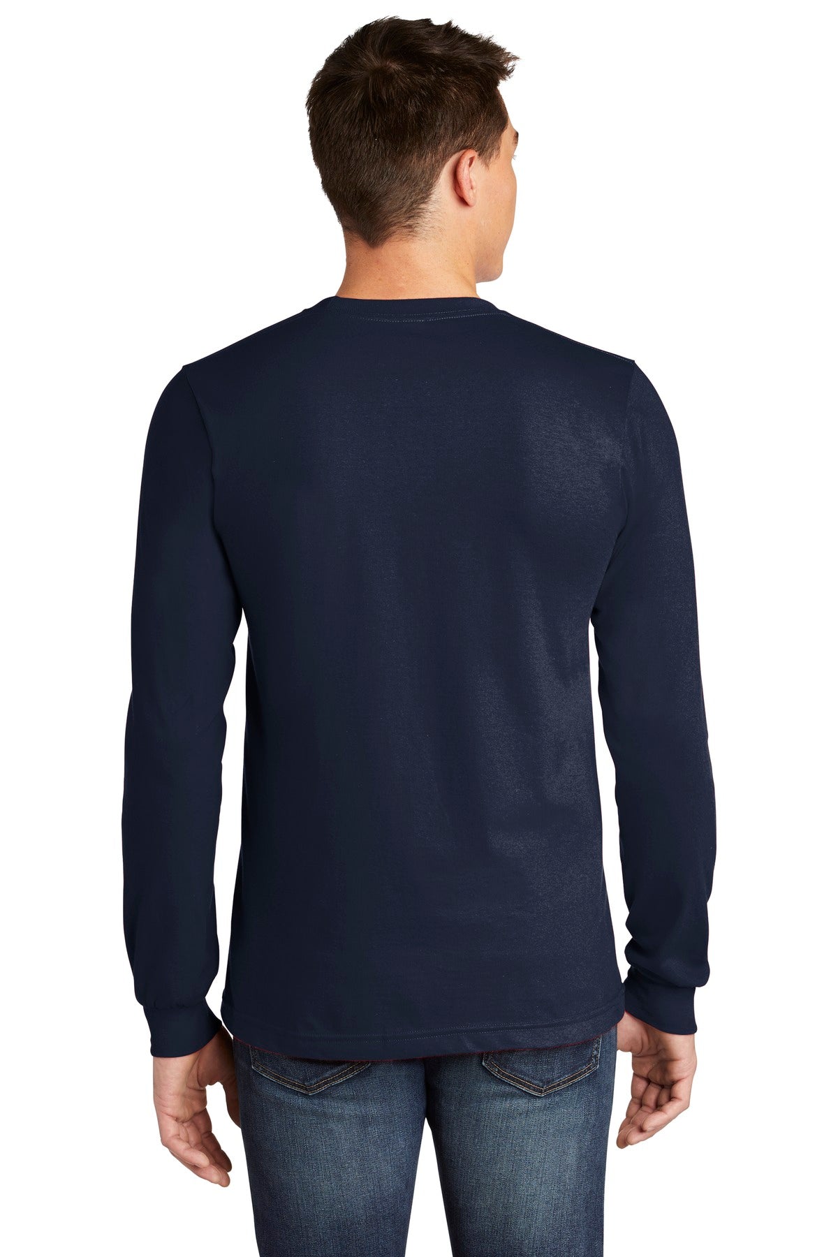 American Apparel Men's Fine Jersey Long Sleeve T-Shirt. 2007W Mens Apparel Shirts & Tops