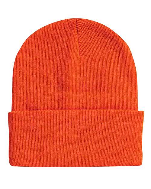 Sportsman Men's Solid 12" Cuffed Beanie Unisex Accessories Hats & Caps