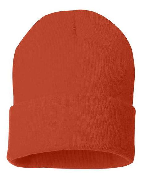 Sportsman Men's Solid 12" Cuffed Beanie Unisex Accessories Hats & Caps