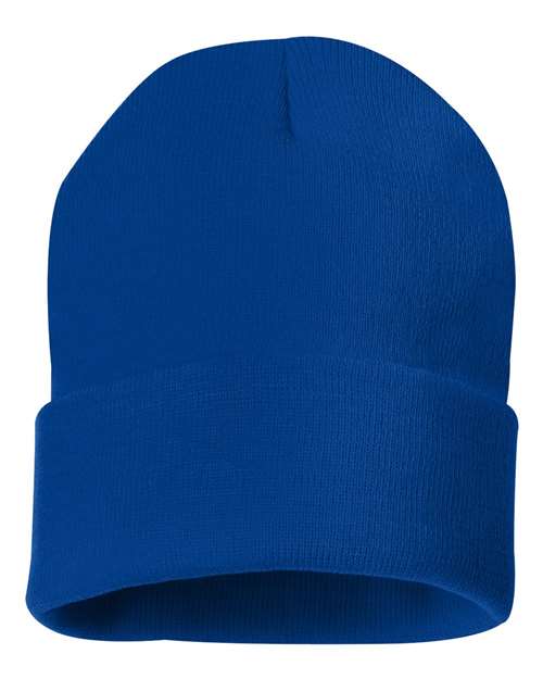Sportsman Men's Solid 12" Cuffed Beanie Unisex Accessories Hats & Caps