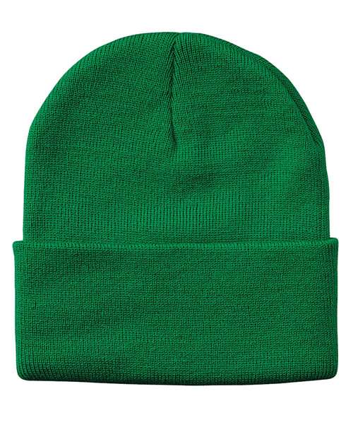 Sportsman Men's Solid 12" Cuffed Beanie Unisex Accessories Hats & Caps