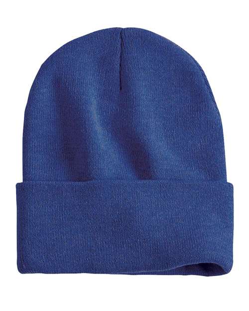 Sportsman Men's Solid 12" Cuffed Beanie Unisex Accessories Hats & Caps