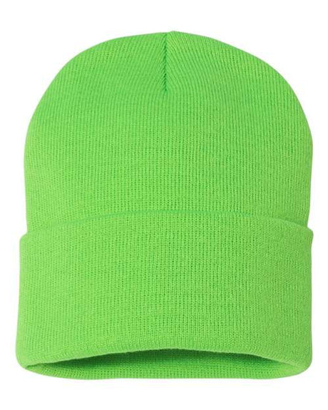 Sportsman Men's Solid 12" Cuffed Beanie Unisex Accessories Hats & Caps