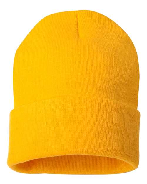 Sportsman Men's Solid 12" Cuffed Beanie Unisex Accessories Hats & Caps