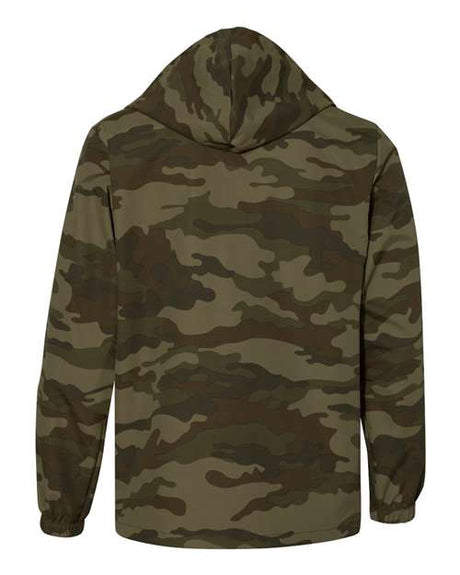Independent Trading Co. Men's Water-Resistant Hooded Windbreaker Mens Apparel Jackets & Vests
