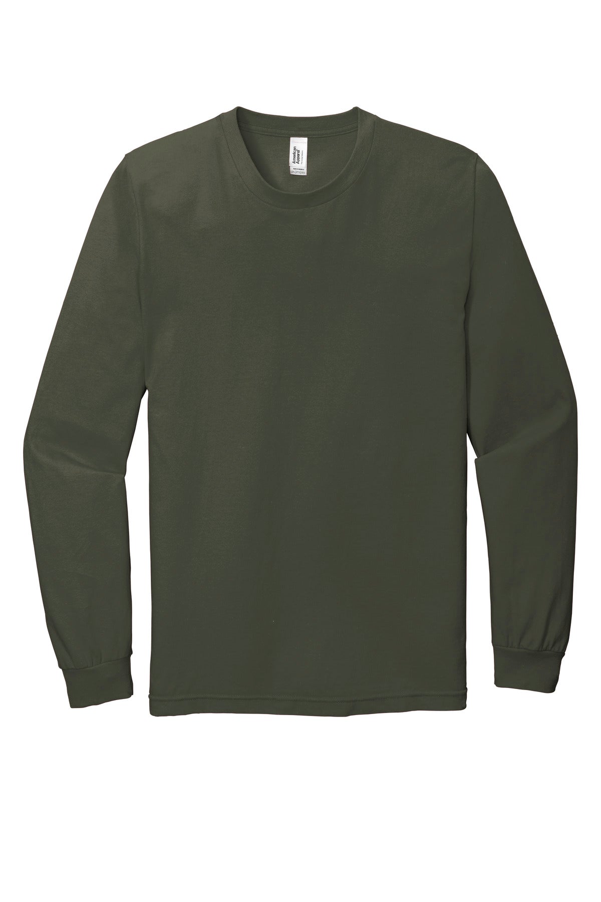 American Apparel Men's Fine Jersey Long Sleeve T-Shirt. 2007W Mens Apparel Shirts & Tops