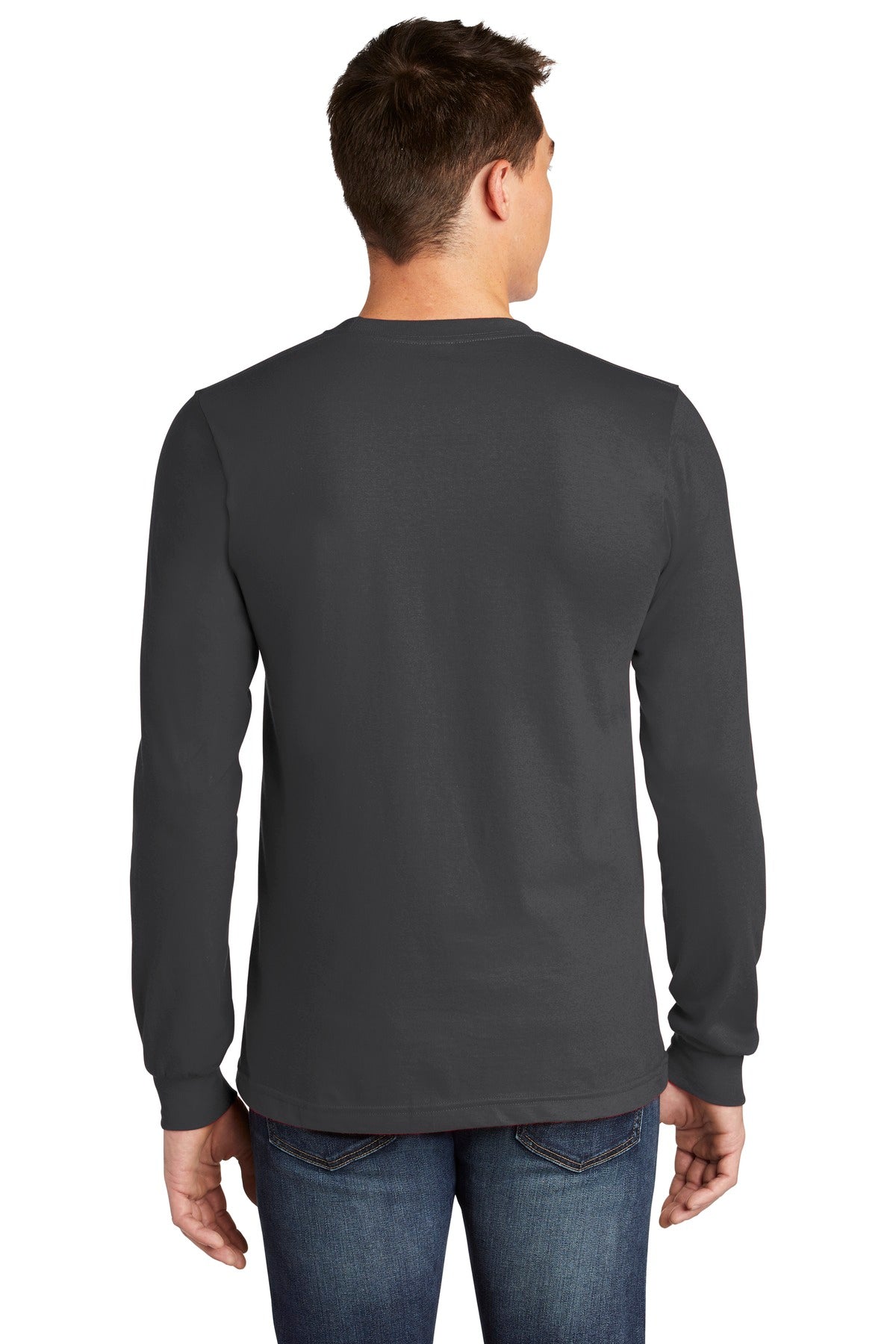 American Apparel Men's Fine Jersey Long Sleeve T-Shirt. 2007W Mens Apparel Shirts & Tops