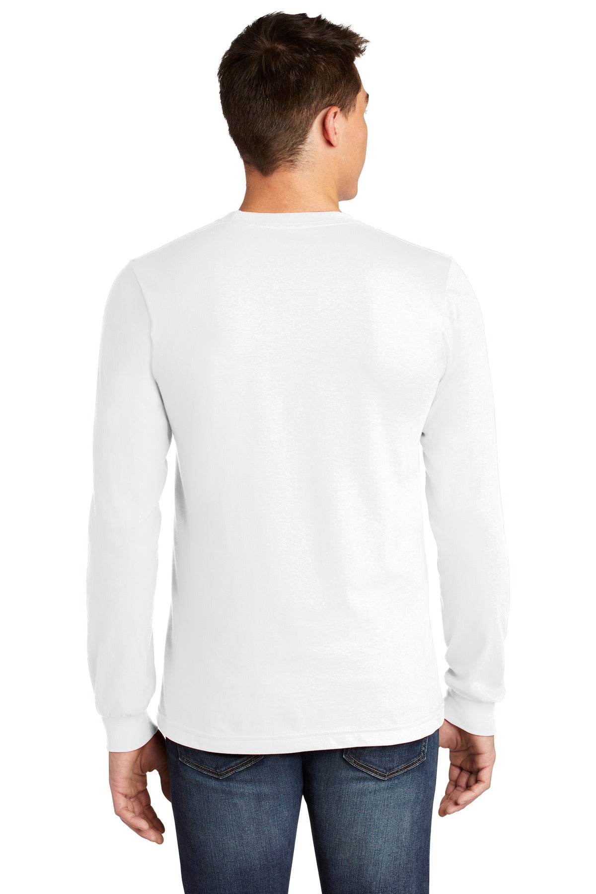American Apparel Men's Fine Jersey Long Sleeve T-Shirt. 2007W Mens Apparel Shirts & Tops