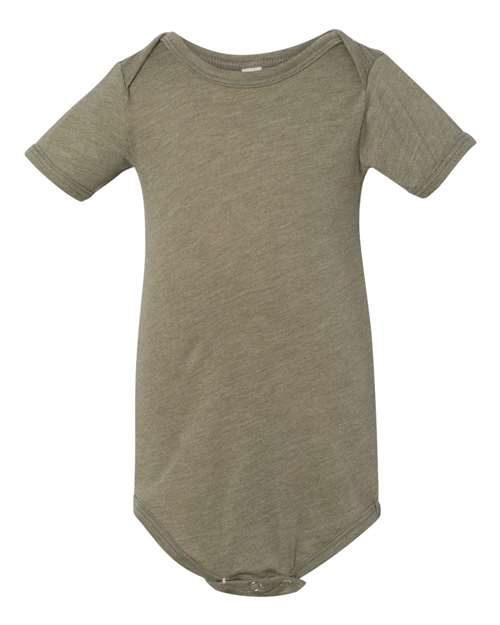 BELLA + CANVAS Infant Triblend Short Sleeve One Piece Youth Apparel Infant & Toddler