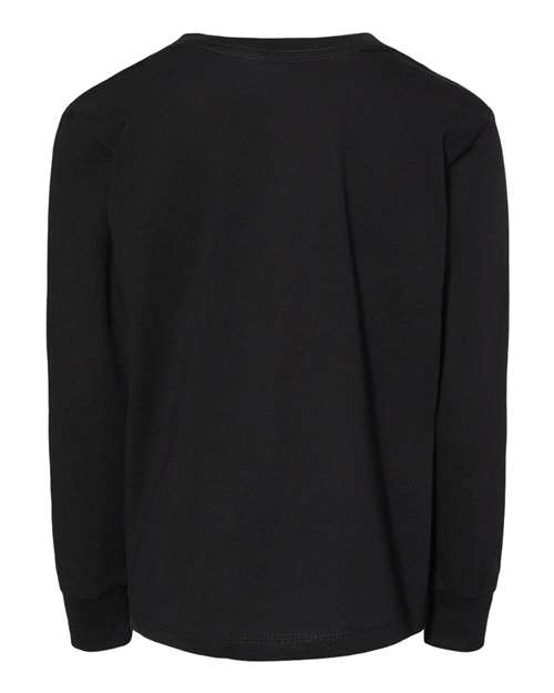 BELLA + CANVAS Toddler Jersey Long Sleeve Tee BC3501T Youth Apparel Infant & Toddler