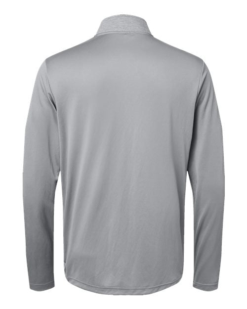 adidas Men's Heather Block Print Quarter-Zip Pullover Mens Apparel Sweatshirts & Fleece
