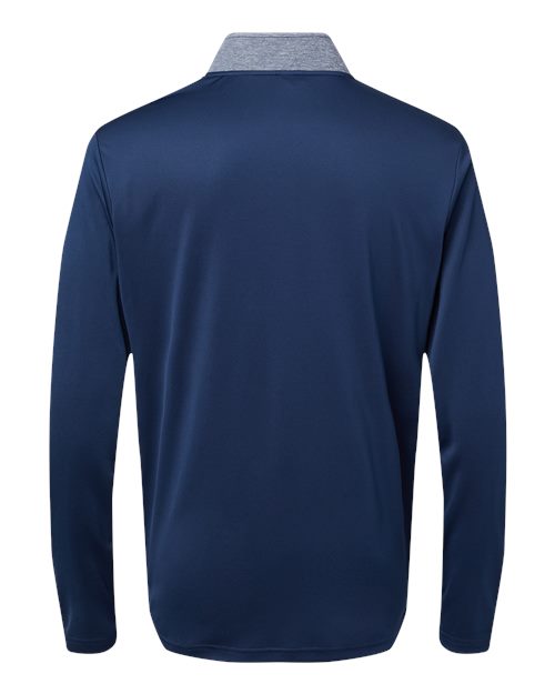 adidas Men's Heather Block Print Quarter-Zip Pullover-2