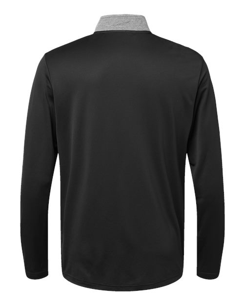 adidas Men's Heather Block Print Quarter-Zip Pullover-2