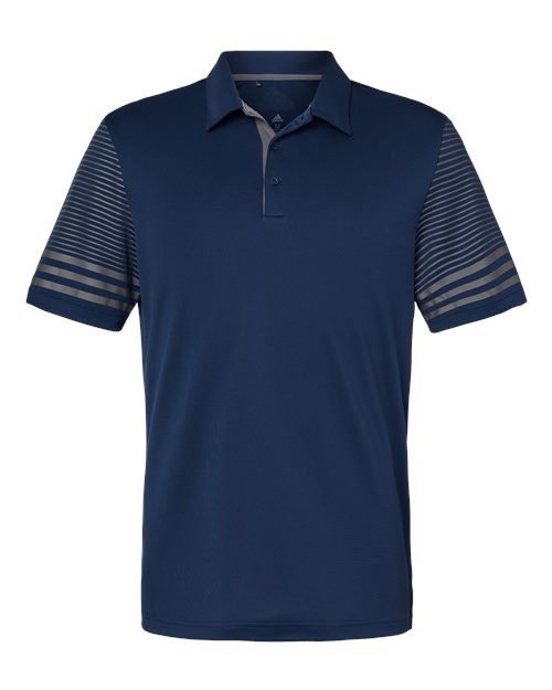 Adidas Men's Striped Sleeve Polo-1
