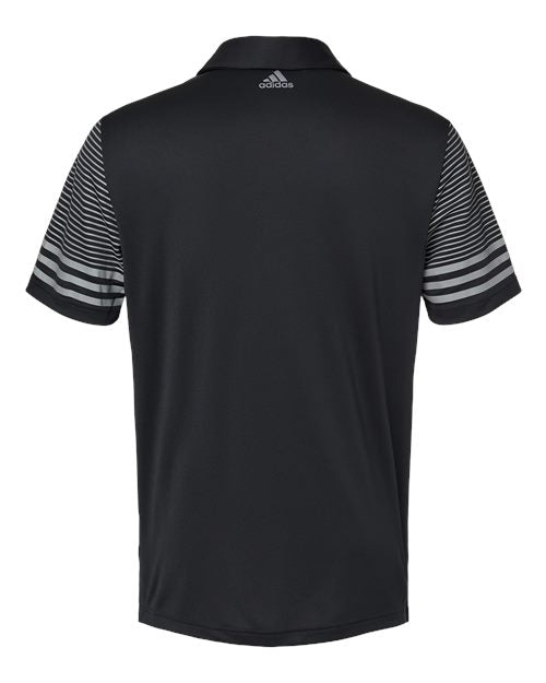 Adidas Men's Striped Sleeve Polo-2