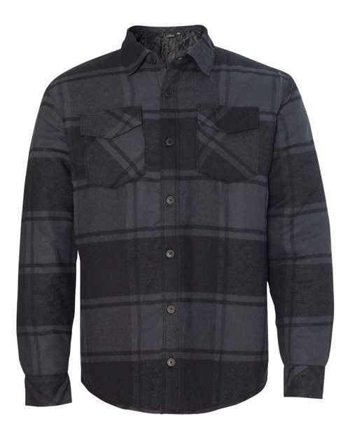 Burnside Quilted Flannel Jacket Mens Apparel Jackets & Vests
