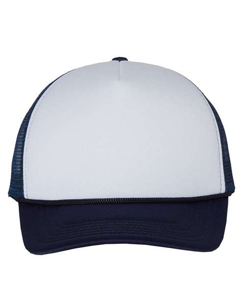 Valucap Men's Foam Mesh-Back Trucker Cap Unisex Accessories Hats & Caps