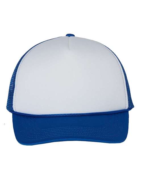 Valucap Men's Foam Mesh-Back Trucker Cap Unisex Accessories Hats & Caps