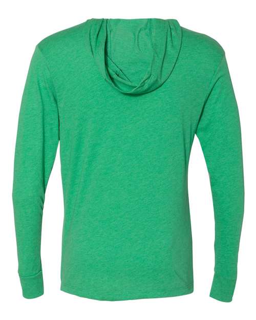 Next Level Men's Triblend Hooded Long Sleeve Pullover T-Shirt-2