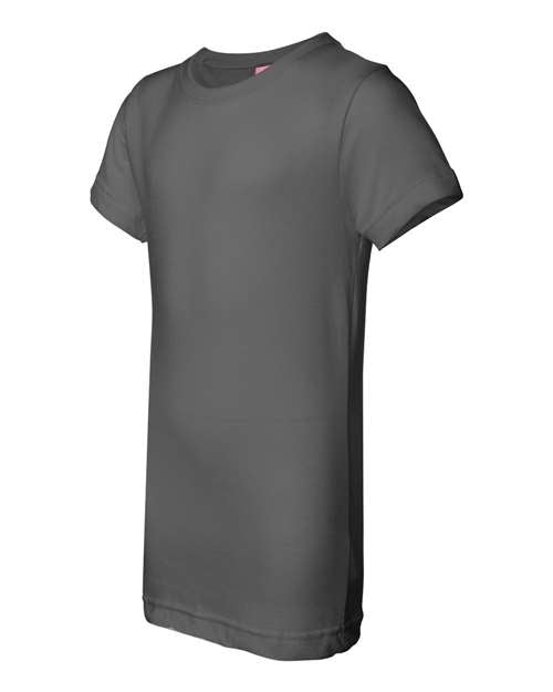 LAT Girls' Fine Jersey Tee-2