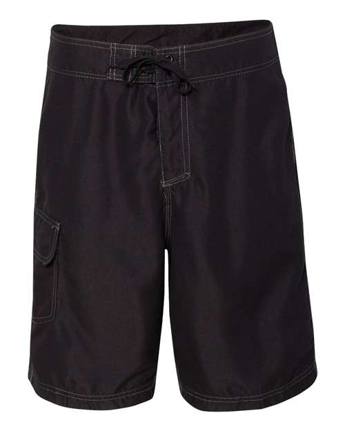 Burnside Men's Solid Board Shorts Mens Apparel Shorts