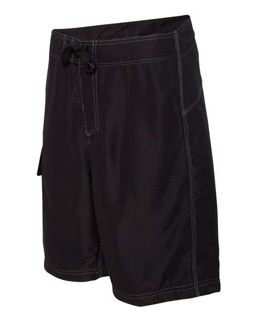 Burnside Men's Solid Board Shorts Mens Apparel Shorts