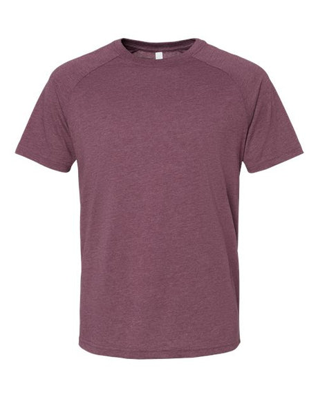 BELLA + CANVAS Men's Heather CVC Raglan Tee Mens Apparel Shirts & Tops