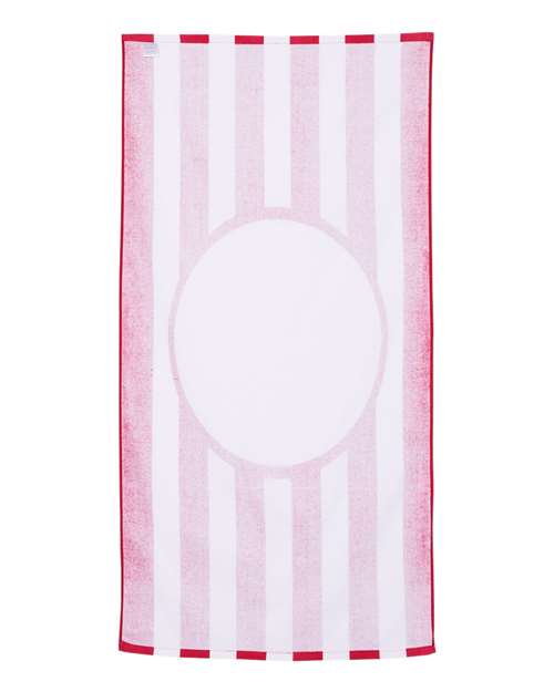 Carmel Towel Company Striped Beach Towel Unisex Accessories Robes & Towels