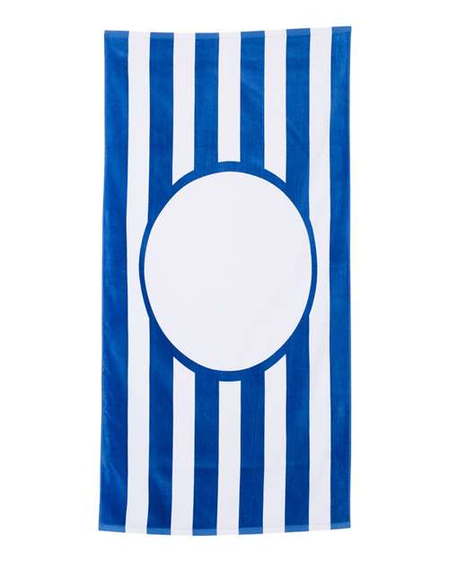 Carmel Towel Company Striped Beach Towel Unisex Accessories Robes & Towels