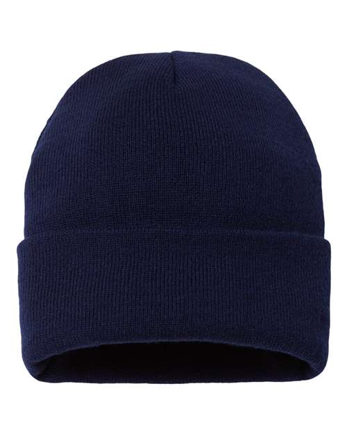 Sportsman Men's Sherpa Lined 12" Cuffed Beanie Unisex Accessories Hats & Caps