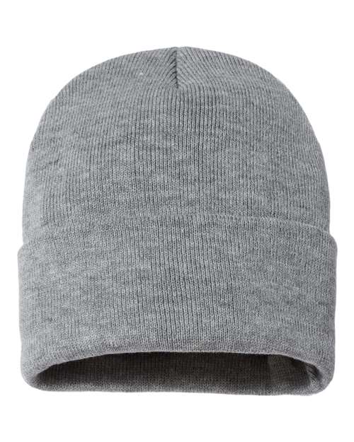 Sportsman Men's Sherpa Lined 12" Cuffed Beanie Unisex Accessories Hats & Caps
