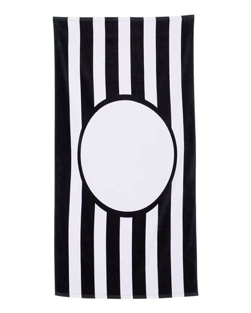 Carmel Towel Company Striped Beach Towel Unisex Accessories Robes & Towels
