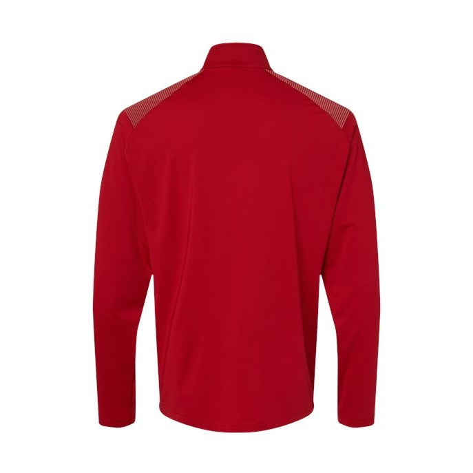 adidas Men's Shoulder Stripe Quarter-Zip Pullover-2