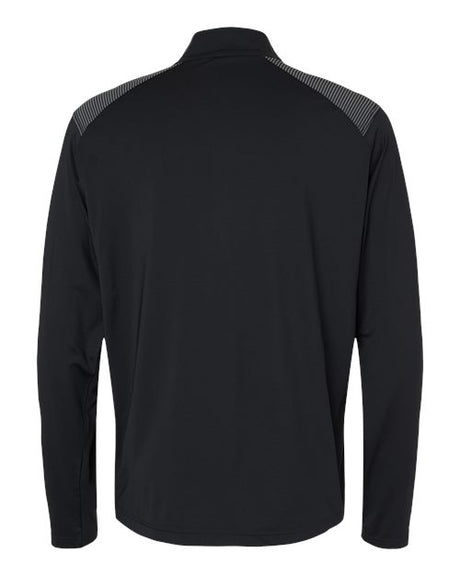 adidas Men's Shoulder Stripe Quarter-Zip Pullover Mens Apparel Sweatshirts & Fleece