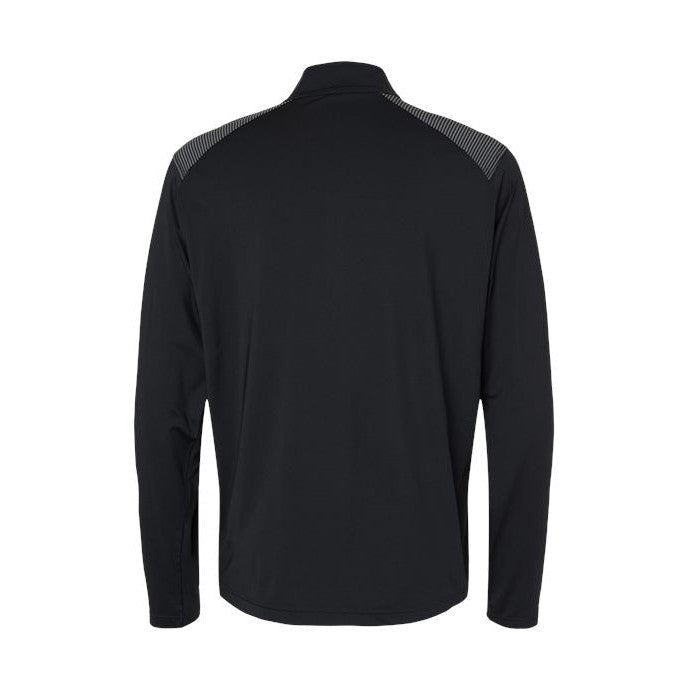 adidas Men's Shoulder Stripe Quarter-Zip Pullover-2