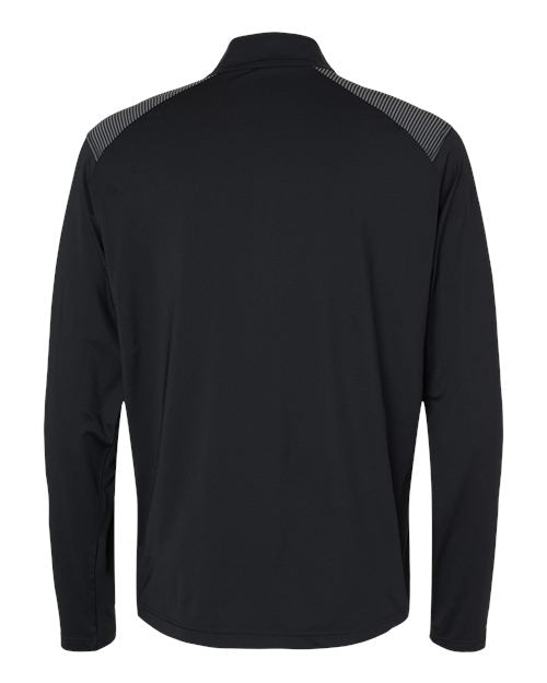 adidas Men's Shoulder Stripe Quarter-Zip Pullover-2