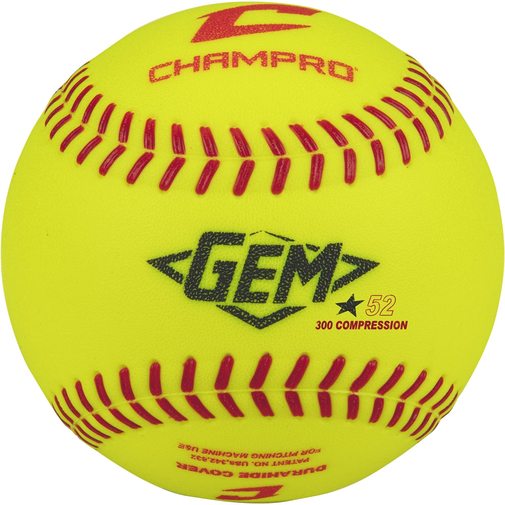Champro Gem 12" Softball - Dozen Softball Softballs All