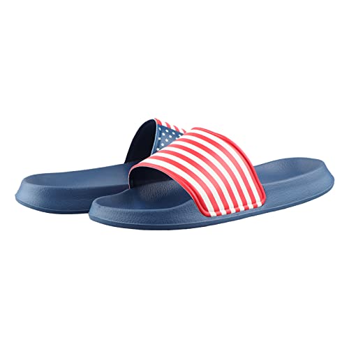 Vizari Men's 'USA SS' Soccer Slide Sandals For Adults and Teens Mens Footwear Sandals & Slides